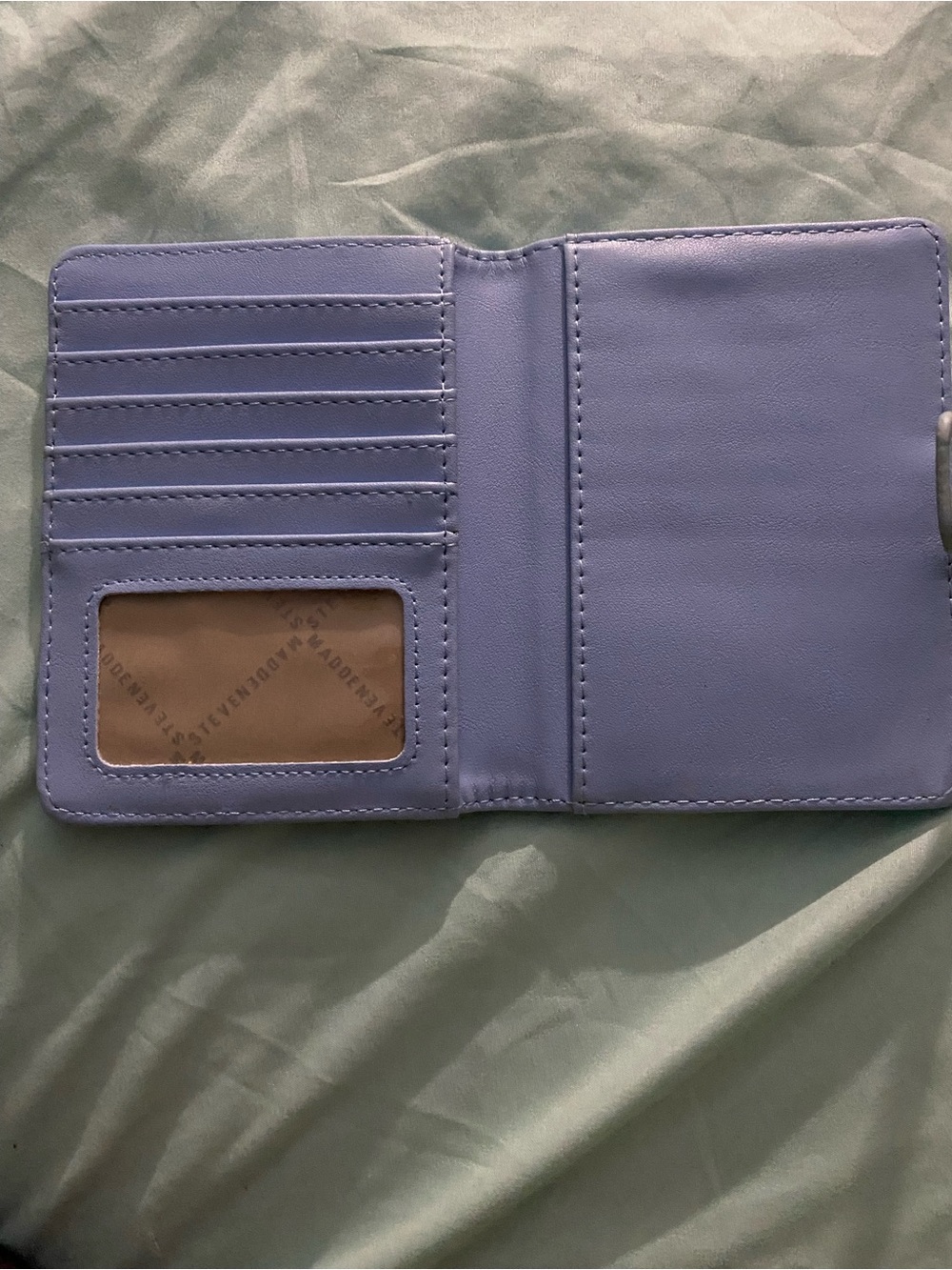 Steve Madden Lavender Foldable Card Wallet